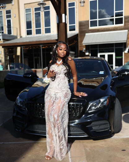 Pretty in Pearls Prom Gown