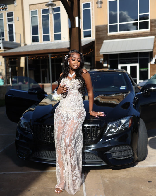 Pretty in Pearls Prom Gown