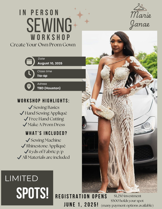 In Person Sewing Class