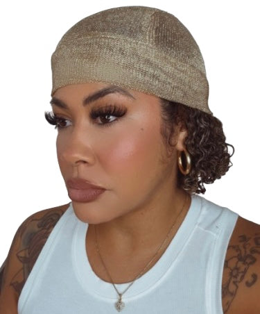 Gold Mesh Biker