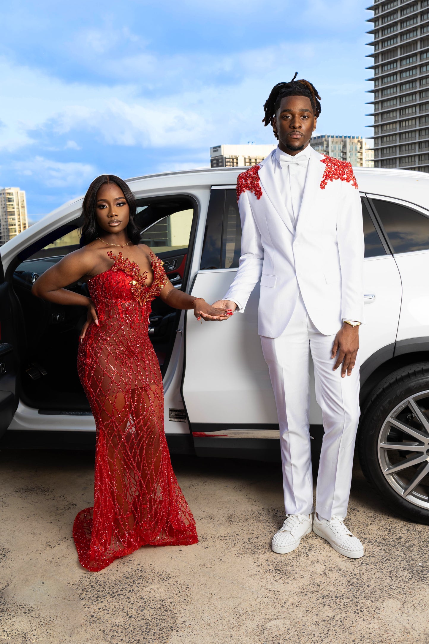 Red Prom Duo