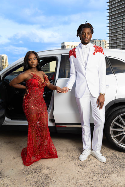 Red Prom Duo
